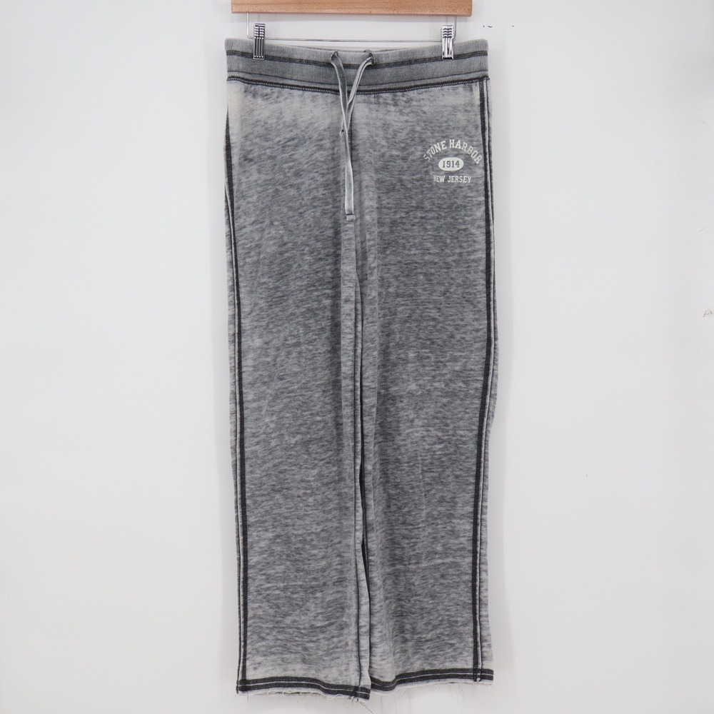 Zen by J. America Sweatpants Womens S Zen Acid Wash Gray Stone Harbor NJ Exc